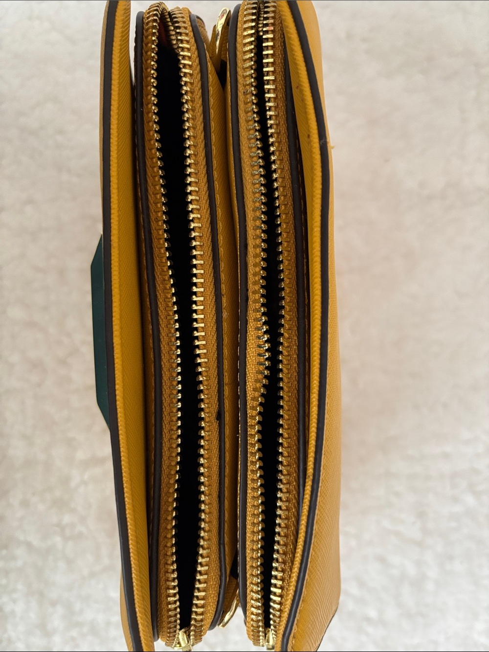 Steve Madden Yellow Crossbody Bag with Studded Multi-Color Strap - Picture 5 of 10